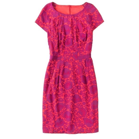 Boden Easy Day Pink Dress with waist detail. - Picture 1 of 5